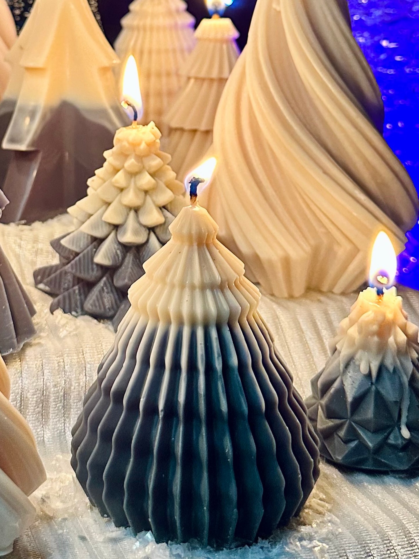 Bougie Sapin Origami